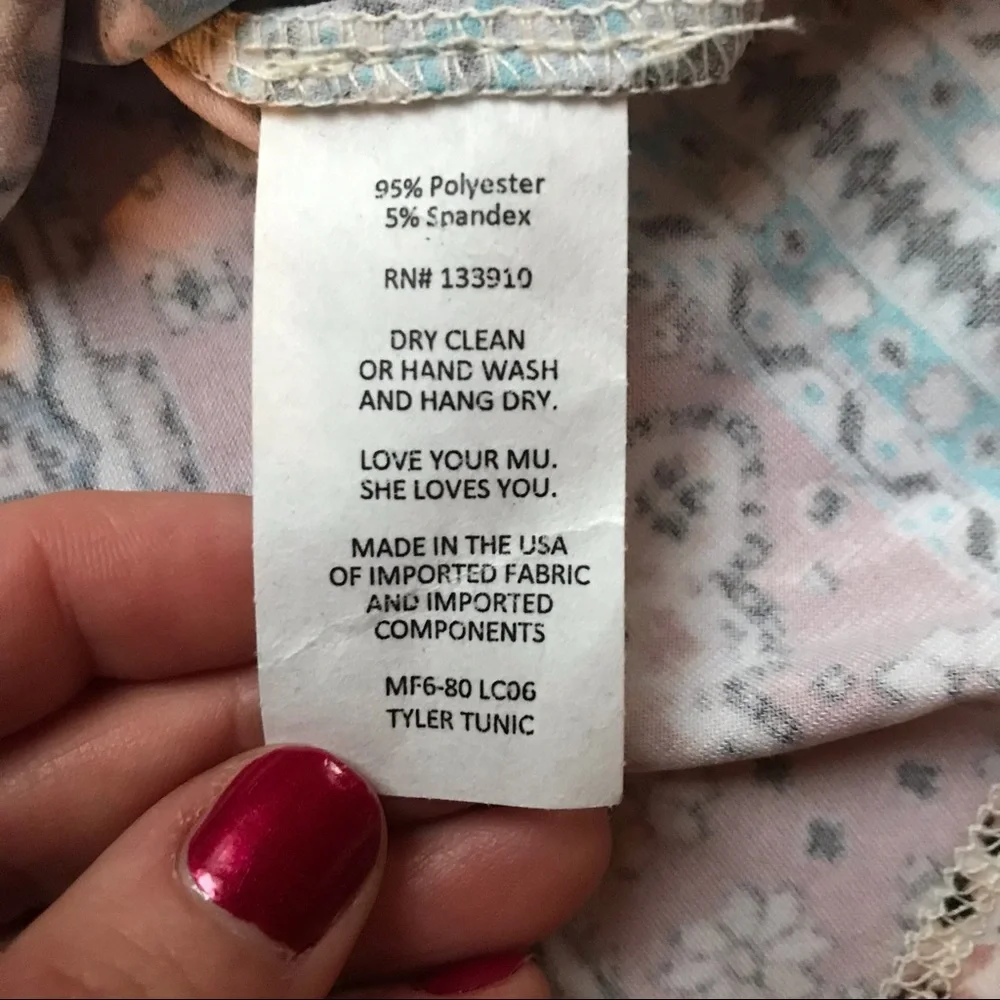 Show Me Your Mumu Pink Blue Tunic, NWT, S - Picture 7 of 13